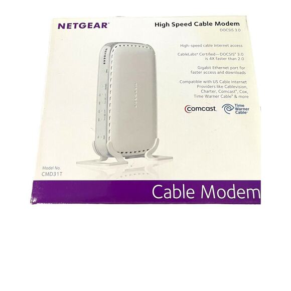NETGEAR CMD31T-100NAS 153.6 Mbps - Picture 1 of 4